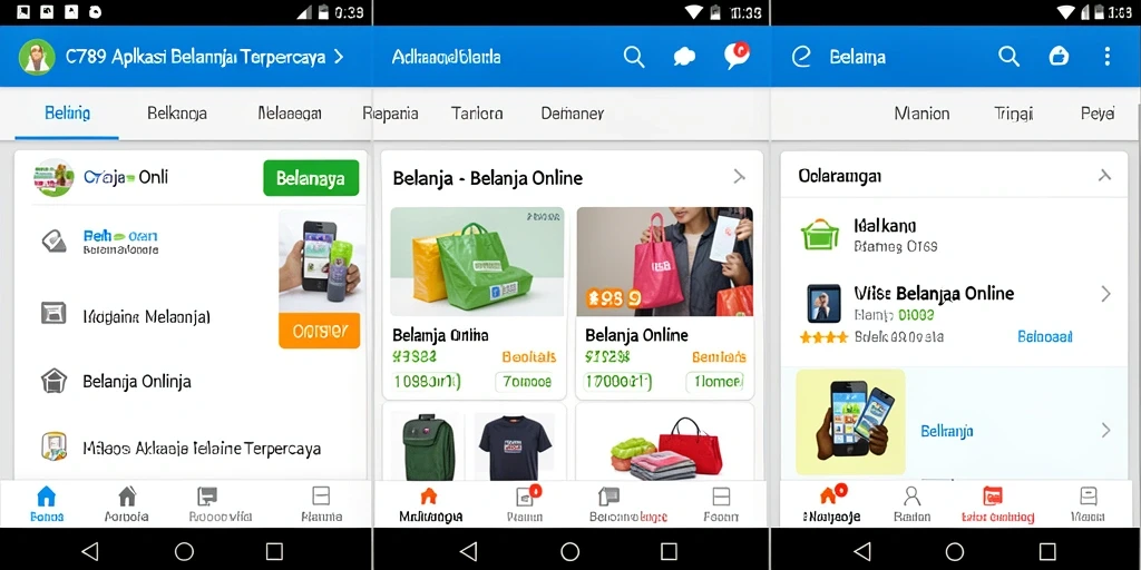 Antarmuka aplikasi C789 yang sederhana dan mudah digunakan.