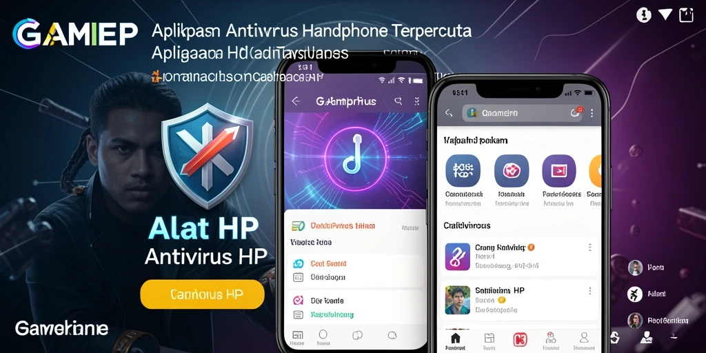 Antarmuka GAMERP yang sederhana dan fungsional.