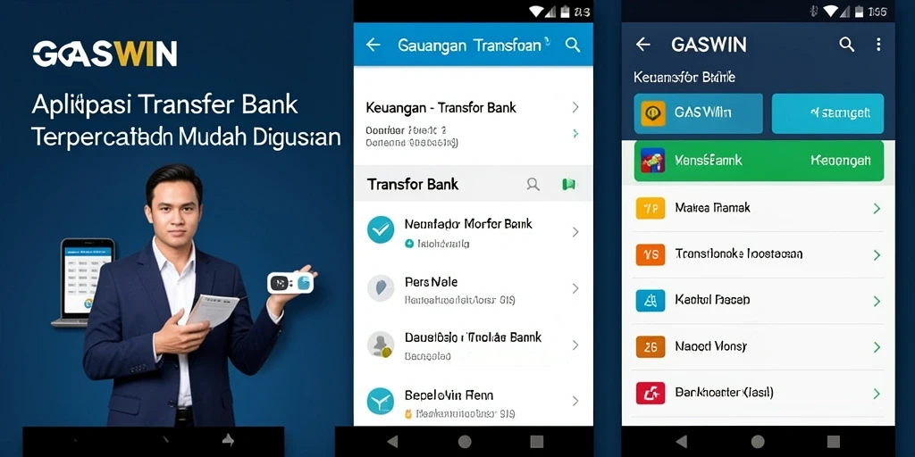 Tampilan antarmuka GASWIN yang sederhana dan intuitif.