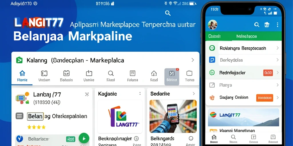 Tampilan antarmuka LANGIT77 yang modern dan user-friendly.