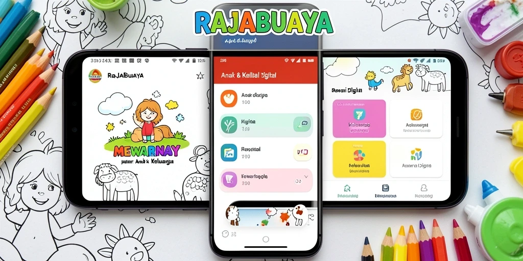 Tampilan antarmuka aplikasi RAJABUAYA yang intuitif dan menarik.